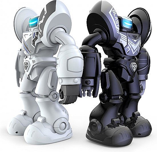 רובוט Robo Blast עם אגרוף המחץ  לבן - Silverlit
